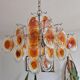 Glass pendant by Gino Vistosi, Mid-Century Modern style