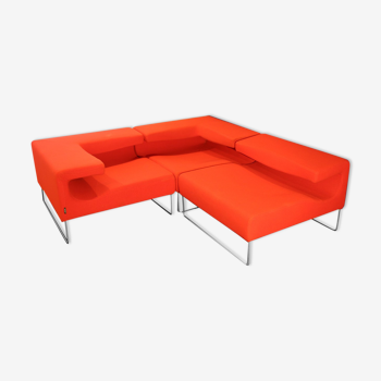 Red Lowseat Couch By Patricia Urquiola for Moroso