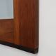 Amsterdam School style solid Oak Mirror, The Netherlands ca. 1915