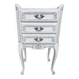 Louis XV style bedside table in cherry wood