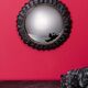 Convex mirror 28 cm black