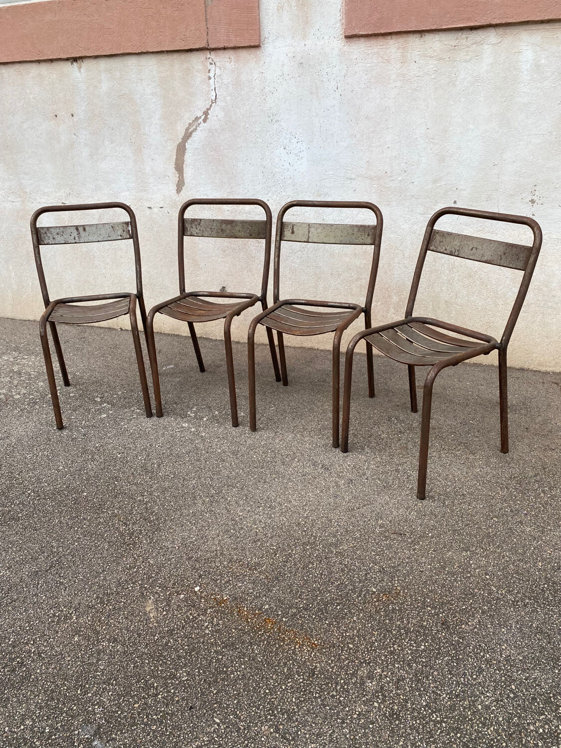 Set de 4 chaises Tolix T1