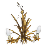 Wheat ear chandelier design by Hans Kogl