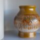 Mid-century Scandinavian modern art pottery vase in ceramic from Tilgmans, Sweden