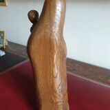 Holy Virgin and Child in wood 31 cm popular art late 19th century early 20th century