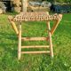 Tabouret rétro bambou