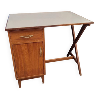Desk from the 50s with compass feet