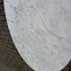 Original Knoll Tulip Oval Coffee Table Eero Saarinen Arabescato matte 107x70
