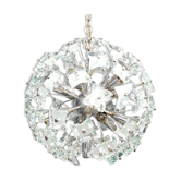 Lustre en verre spoutnik, années 1970