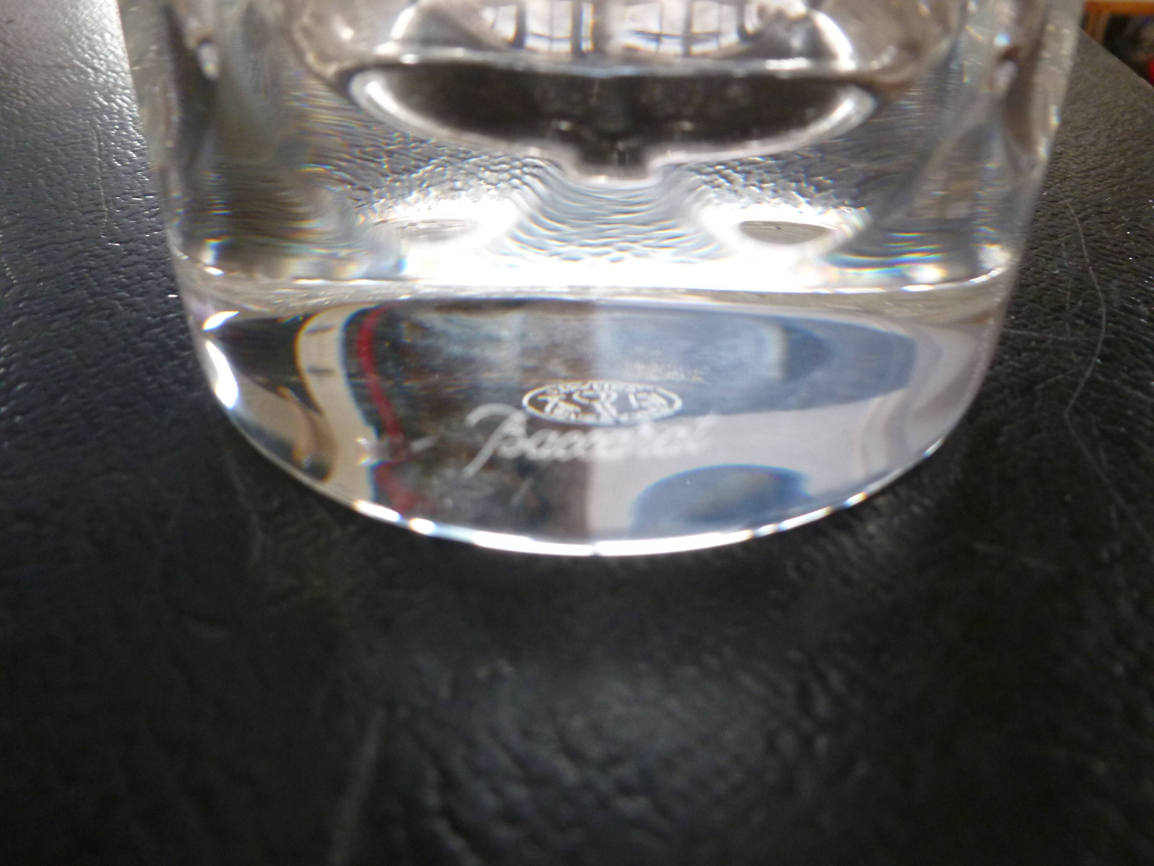 Vase baccrat en cristal