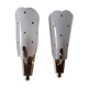 Pair of rockabilly wall lamps