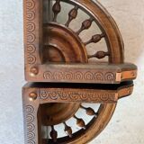 Vintage wooden bookend