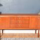 Restored Teak 1960s Mcintosh Long Teak Sideboard