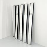 Lot of Mirrors / Lamp / Coat Racks model Gronda by Luciano Bertoncini for Elco, 1970