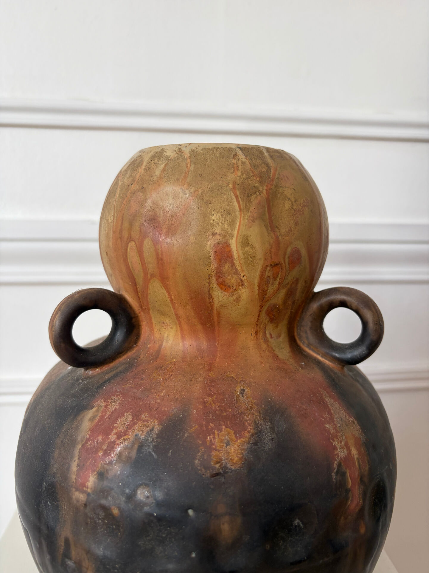 Art ceramic vase by Gilbert Metenier