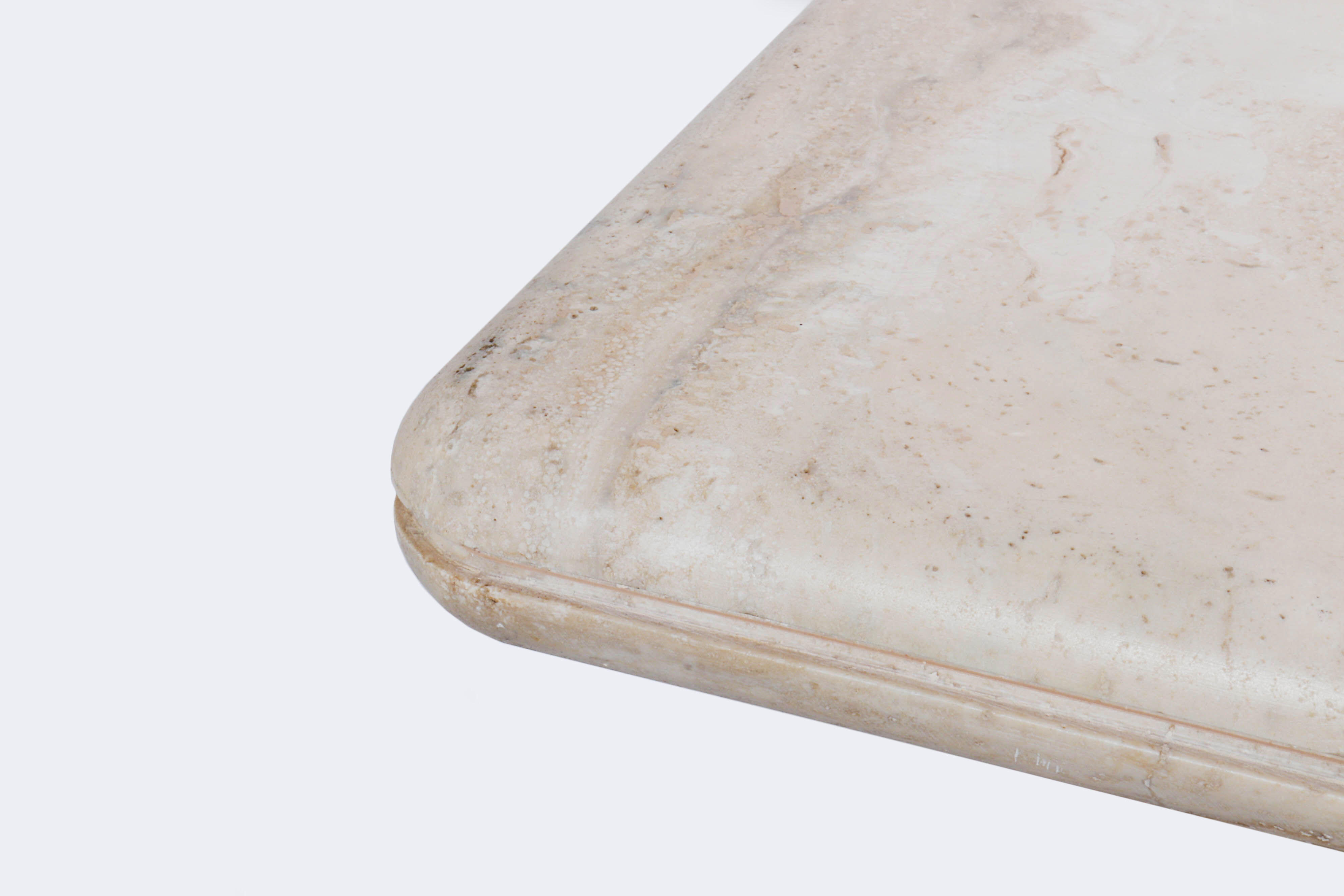 Vintage travertine coffee / side table