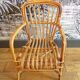 Fauteuil enfant vinatge en osier
