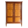 Vintage Louis XVI style wardrobe in elm burl – 2 doors