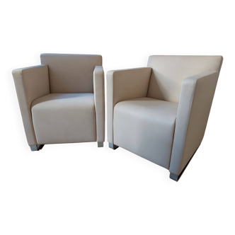 Cor leather armchair(s)