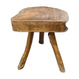 Tripod cowhide stool