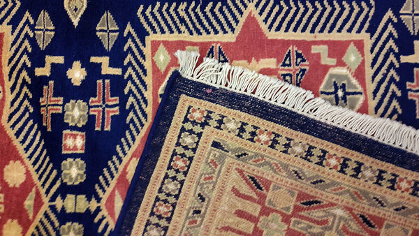 Tapis d'orient entièrement fait à la main ''karachi'' 191x127cm