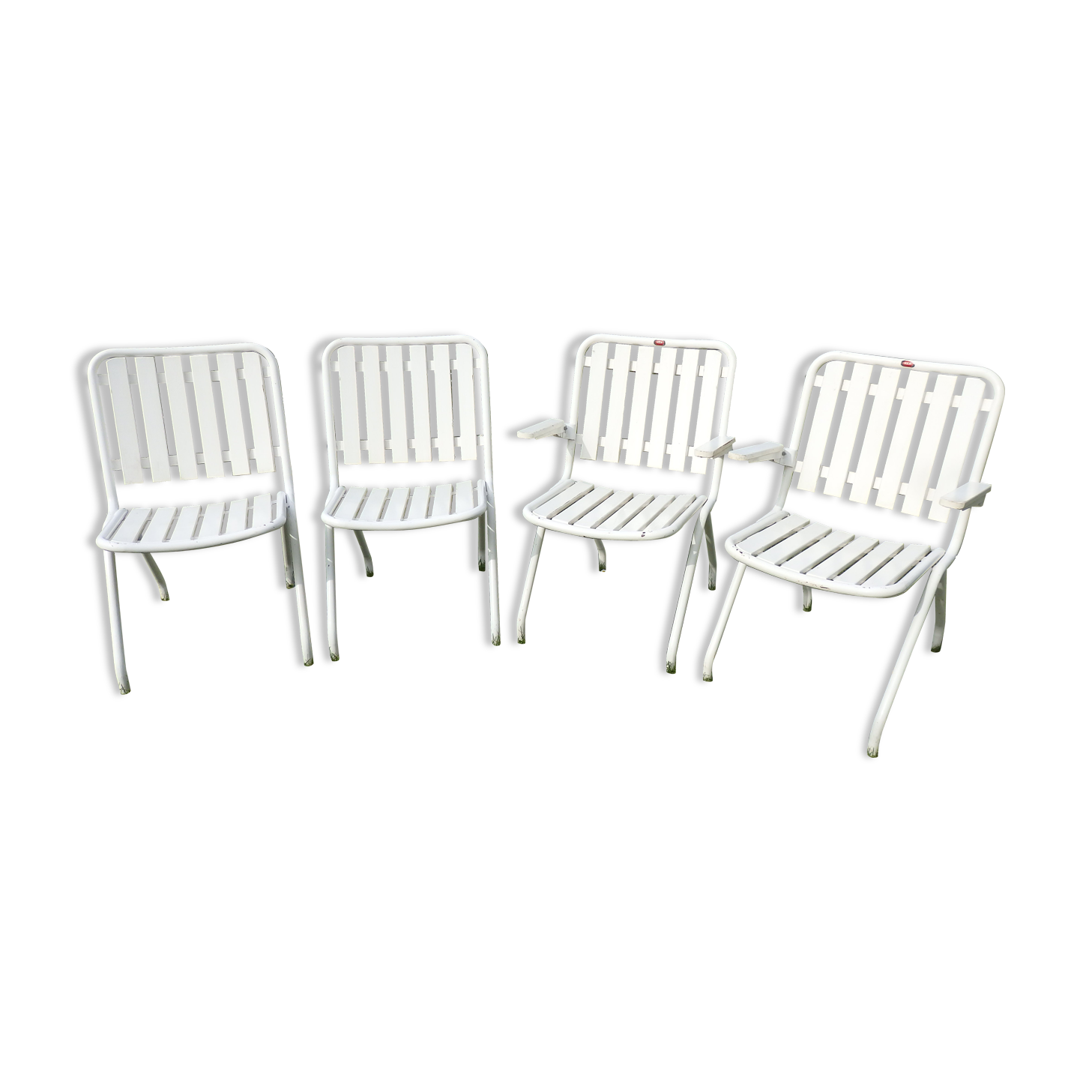 Vintage garden chairs and armchairs H.E.M year 50/60