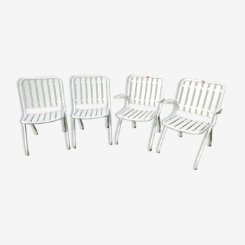 Chaises et fauteuils jardin vintage H.E.M année 50/60