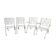 Vintage garden chairs and armchairs H.E.M year 50/60