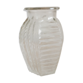 Vase en verre transparent vintage