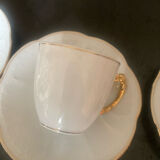 Set of 6 coffee cups and saucers