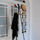 Vintage parrot coatrack