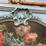 Overmantel mirror with still life