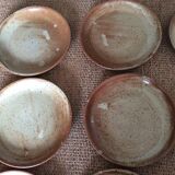 9 stoneware flat plates