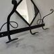 Wrought iron coat rack