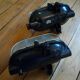 Pair of industrial wall lamps