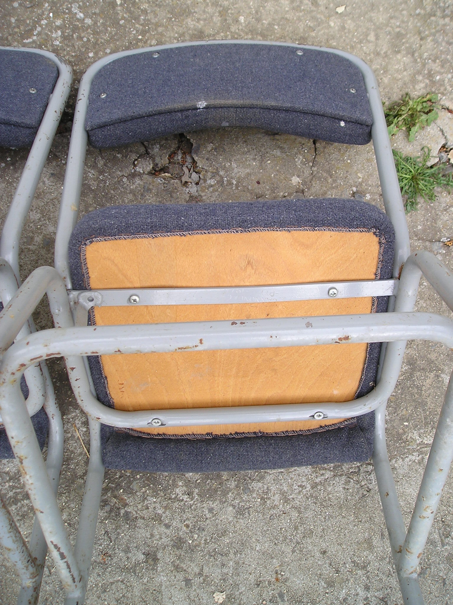 Pair of chairs Cannone PTT 1977