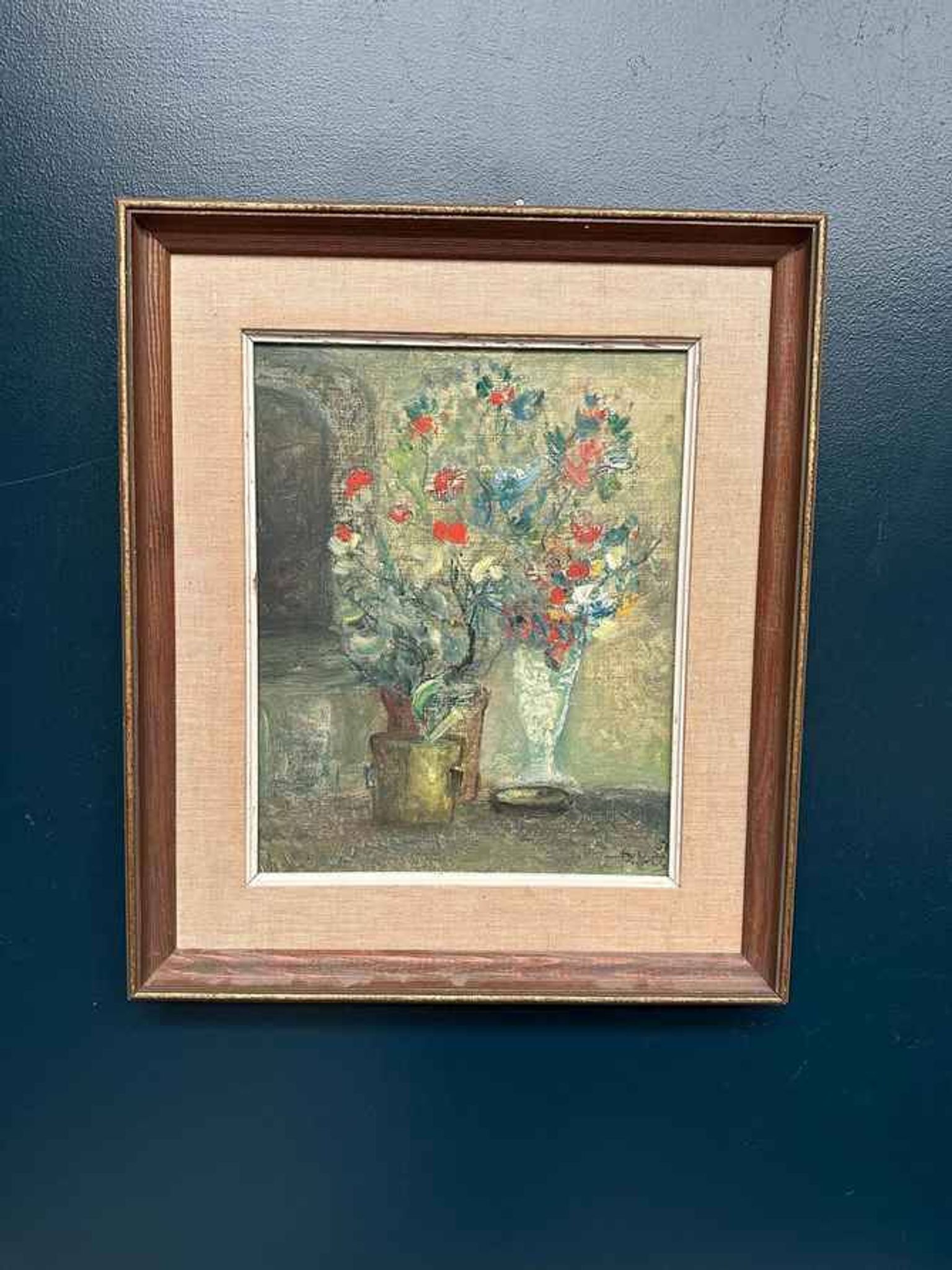 Original Mid‑Century Swedish Oil On Panel – Dated 1951