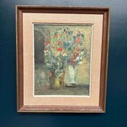 Original Mid‑Century Swedish Oil On Panel – Dated 1951