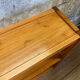 Vintage pine library shelves