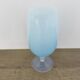 Pale blue opaline vase, opalescent glass, 1960s 70s