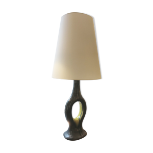 Lampe « anneau » céramique émaillée