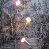 Old floor lamp 1970 3 lights