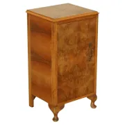 Vintage Art Deco Nightstand in Walnut