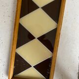 Art deco tray geometry patterns