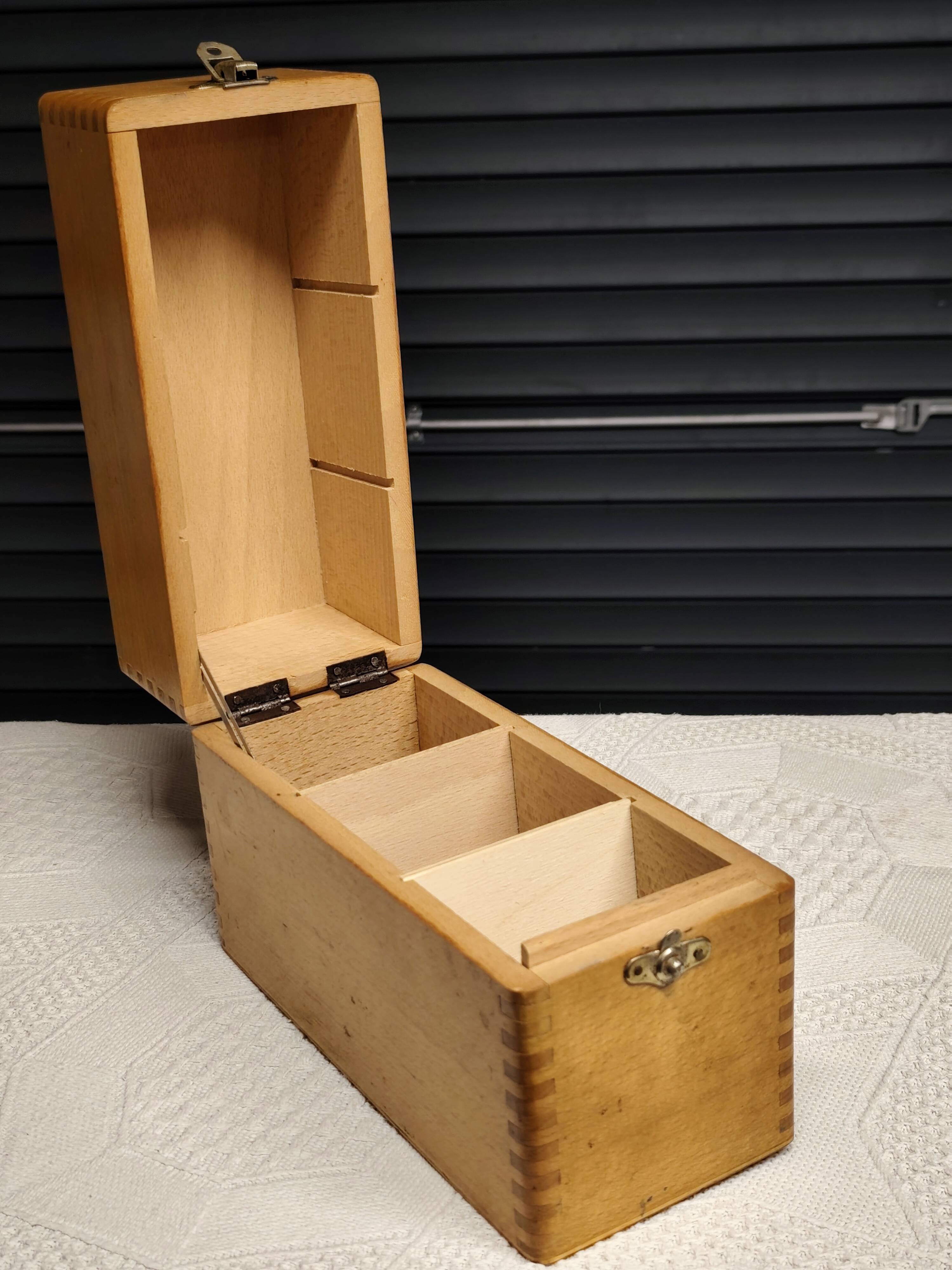 "Vintage" index card boxes