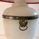 White marble lamp foot