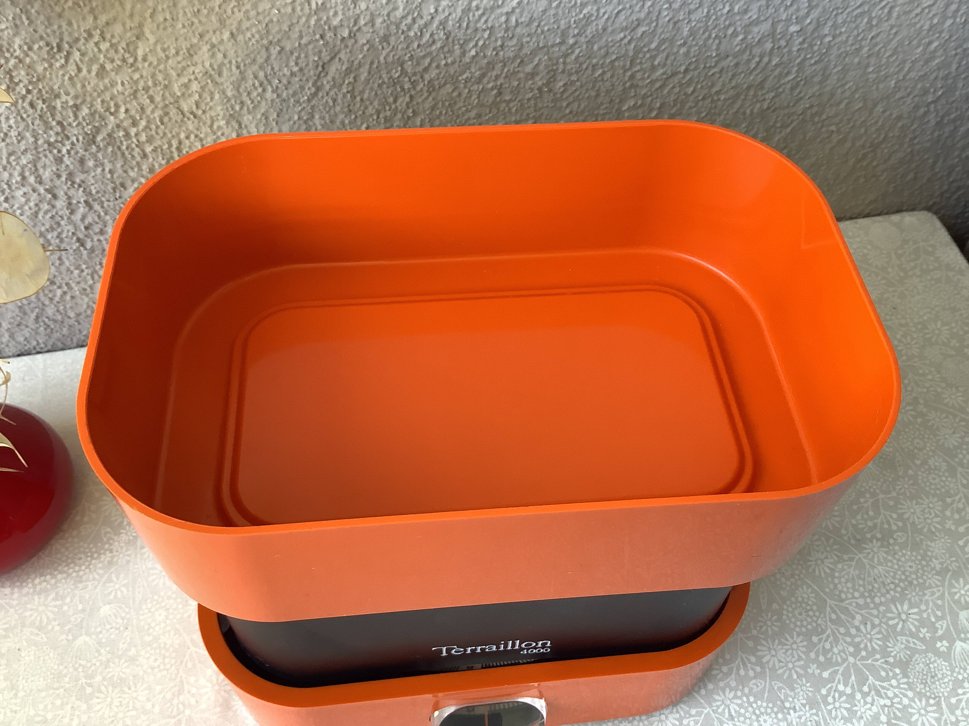 Terraillon scale design Marco Zanuso space age orange - 4kg