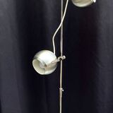 Space age style eye ball floor lamp 70' design Aluminor