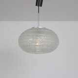 Suspension en verre des années 1960 par Doria Leuchten, Allemagne