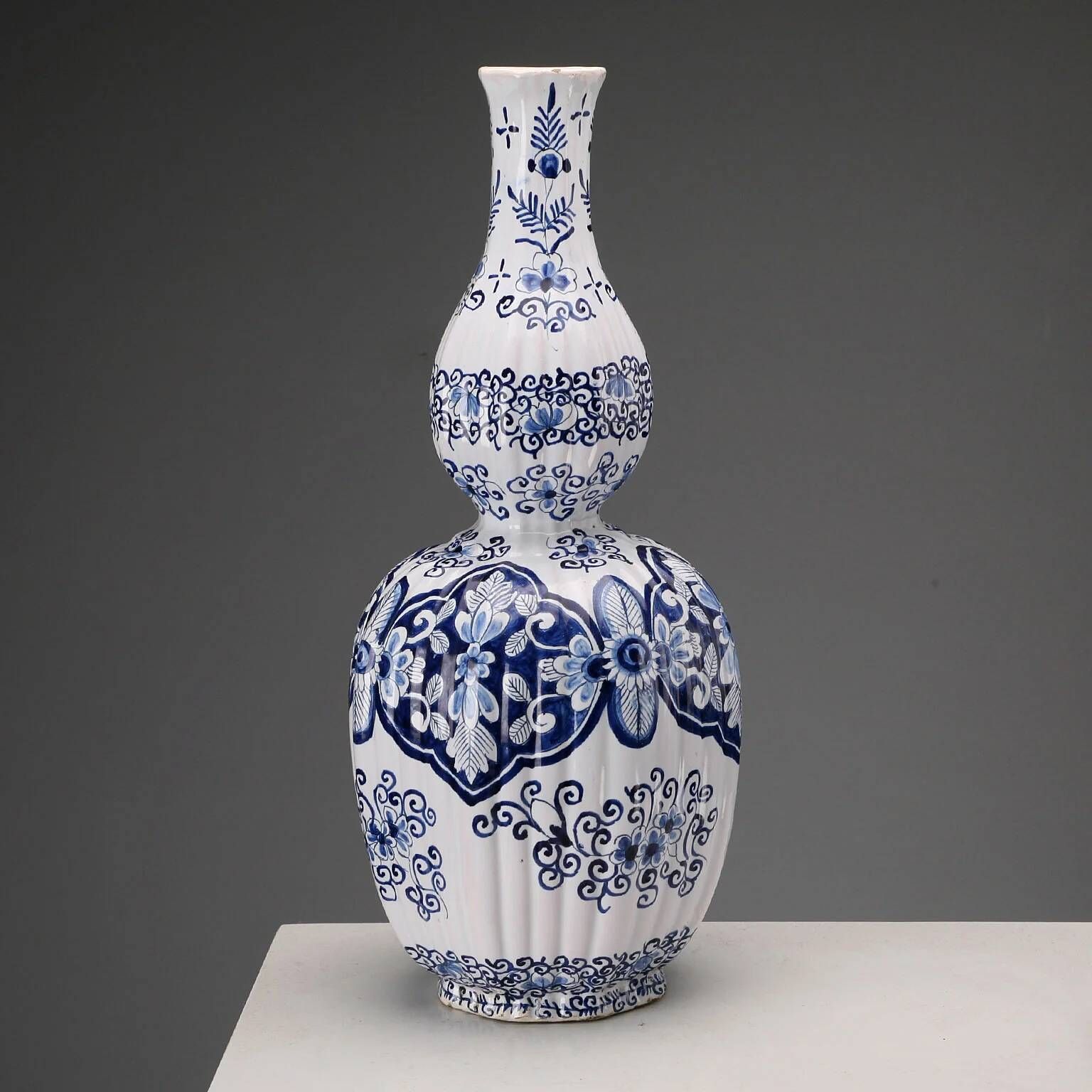 Antique faience vase Aprey, France, 19th century